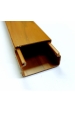 Obrázok pre Elektroinštalačná plastová lišta tmavé drevo 30x15mm 2m