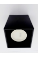 Obrázok pre Stropné bodové prisadené svietidlo hranaté 1xGU10 ( čierne pieskované )