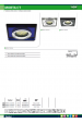 Obrázok pre KANLUX Decori Sklenené bodové podhľadové svietidlo pevné MORTA CT - DSL50-SR (číra) - brúsené hrany