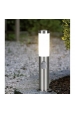 Obrázok pre Záhradné vonkajšie stĺpikové svietidlo SPRINGI M so SUKO zásuvkou , 1xE27 , Nerez