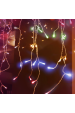 Obrázok pre LED Vianočné osvetlenie - cencúle, 300 diód, 15m, IP44, 230V - Multicolor - 8 módov svietenia
