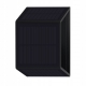 Obrázok pre Solárne LED Nástenné vonkajšie svietidlo čierne ARMS , 2xCOB , IP44 , Studená biela s nastaviteľným uhlom svietenia